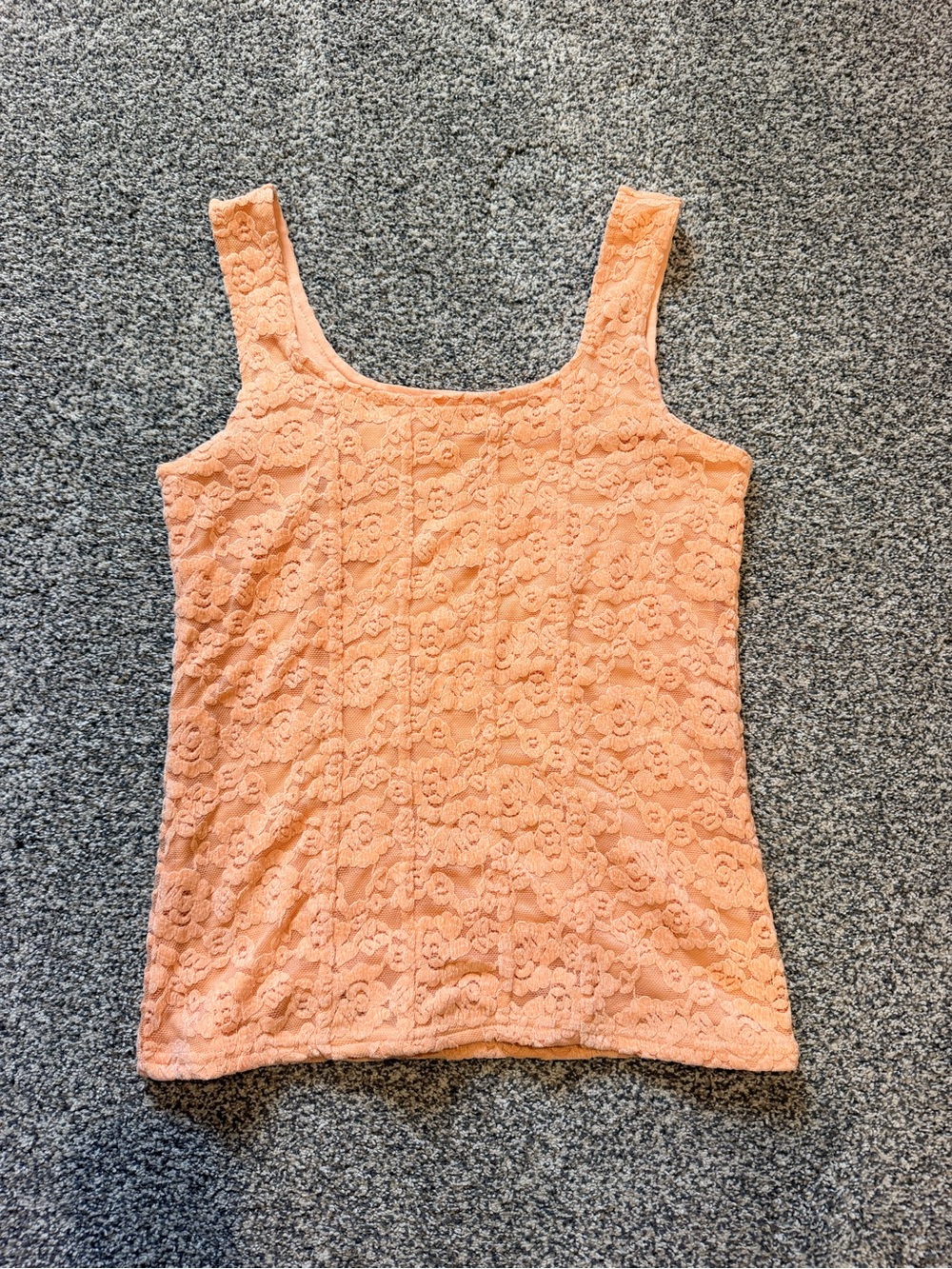 Buckle Willow+Root Peach Lace Tank Top Size Small